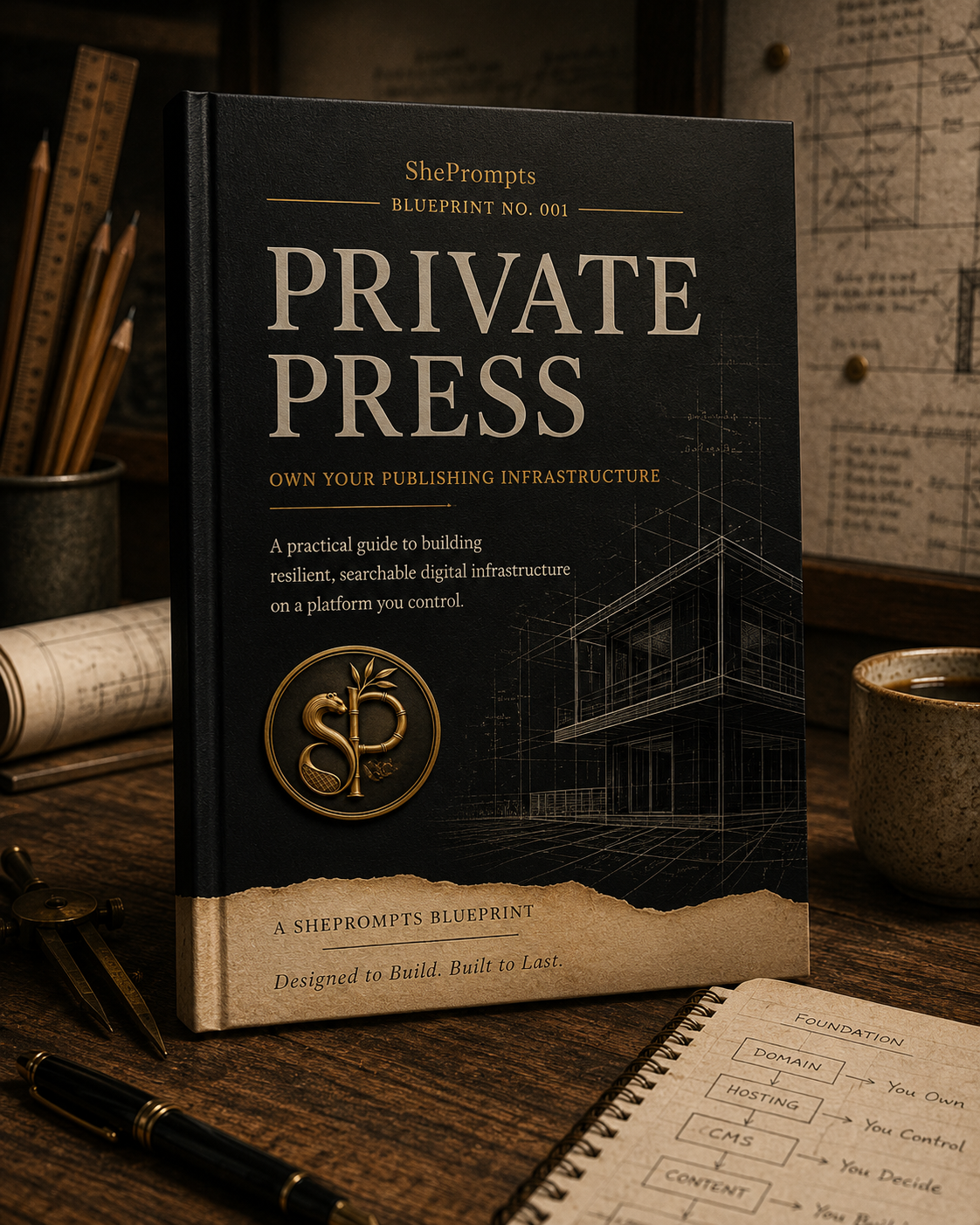 Private Press Blueprint cover graphic